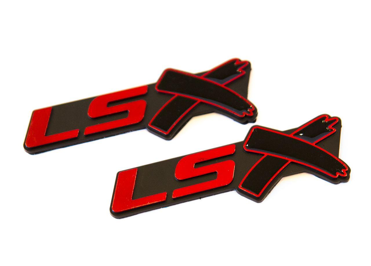 LSX Logo - 2 new red gm silverado sierra yukon tahoe escalade lsx v8 engine ...