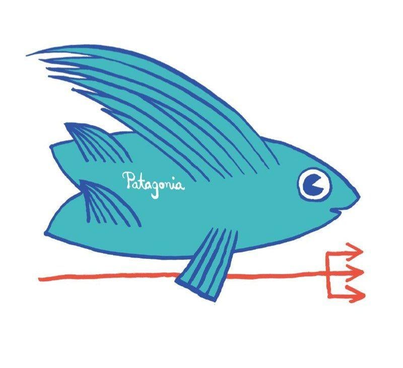 Patagonia Fish Logo - Champion Graphics