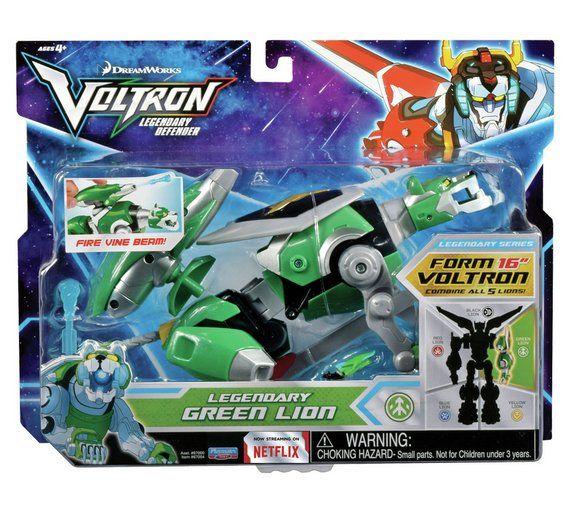 Blue and Green Lion Logo - Buy Voltron Legendary Combinable Green Lion Figures | Action ...