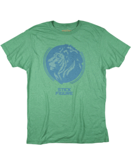 Blue and Green Lion Logo - Green Lion Tee – StickFigureStore