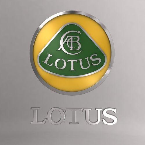 Lotus Car Logo - Lotus car logo keychain 3d model | CGTrader