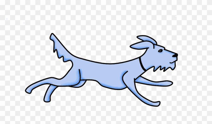 Blue Dog Running Logo - Running Blue Dog - Blue Dog Running - Free Transparent PNG Clipart ...