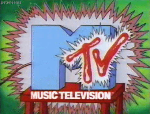 MTV 90s Logo - 90s mtv mtv logo GIF on GIFER