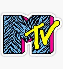 MTV 90s Logo - 90s Mtv Stickers | Redbubble