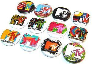 MTV 90s Logo - 12 MTV Music TV Buttons Pinbacks 1