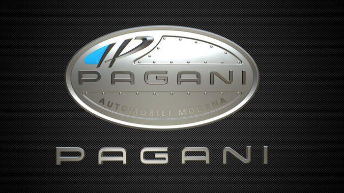 Pagani Logo - 3D pagani logo | CGTrader
