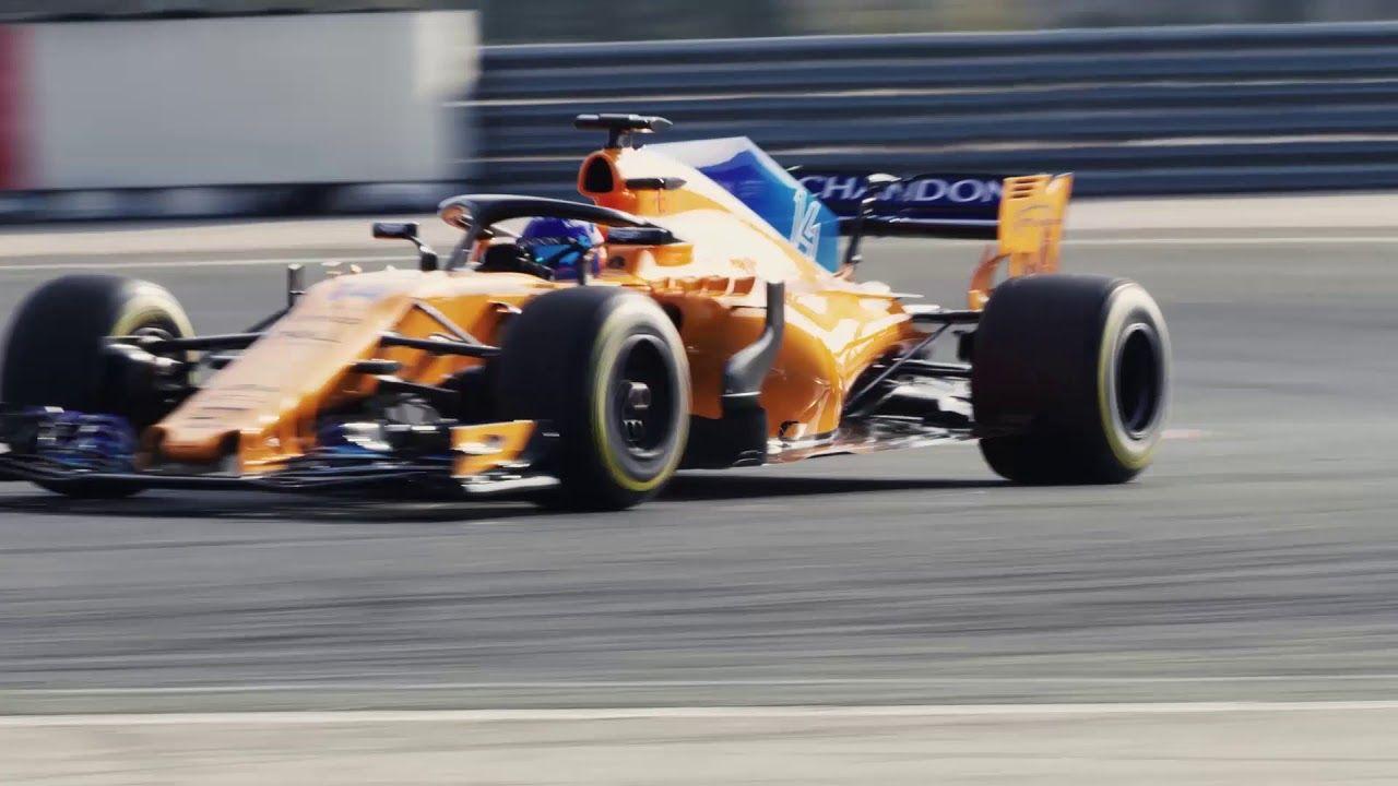 McLaren F1 2018 Logo - F1 2018 - McLaren Renault MCL33 on track with Alonso & Vandoorne at ...