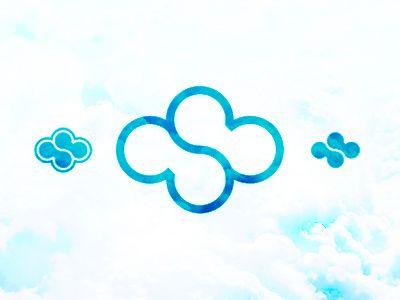 Sky Logo - cloud + sky logo design symbol, c + s monogram by Alex Tass, logo ...