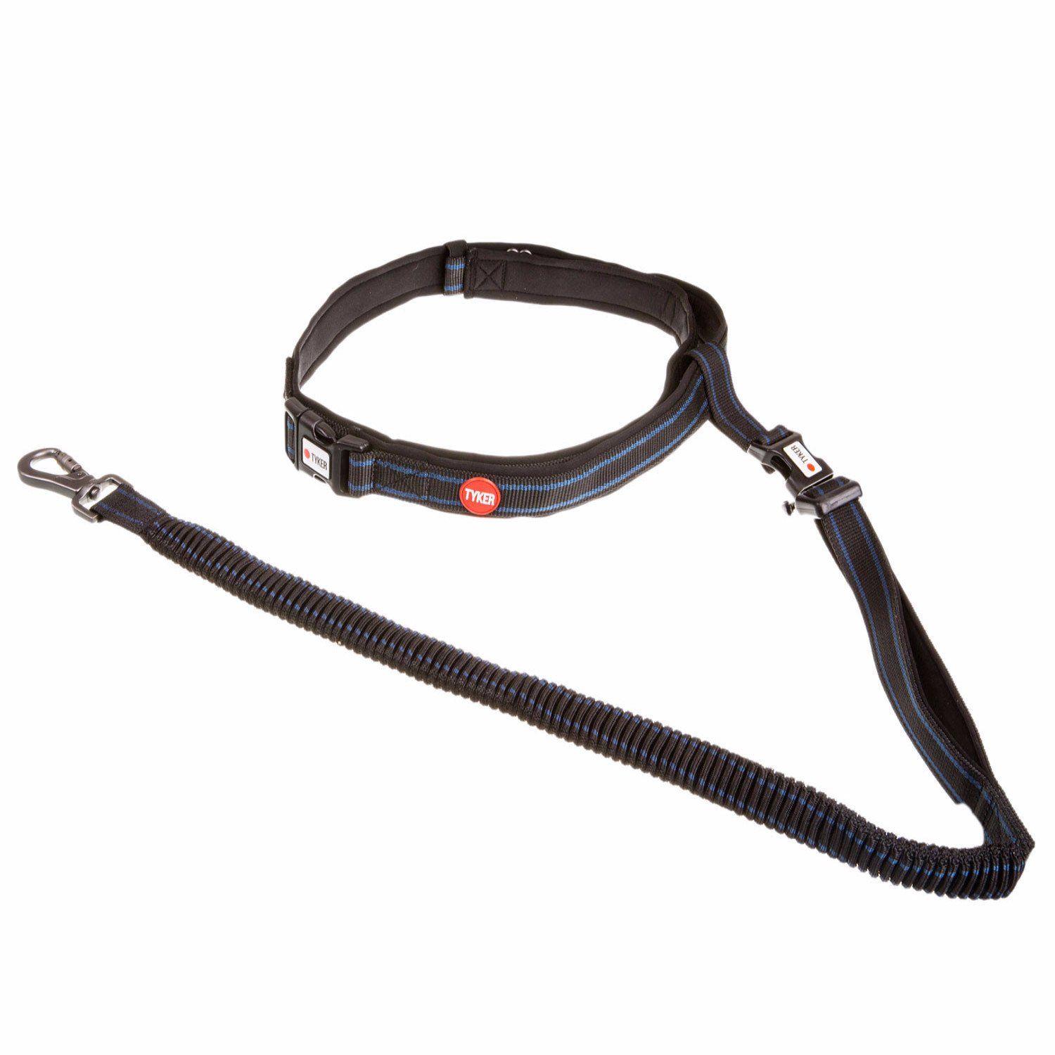 Blue Dog Running Logo - Tyker, Dog Running Leash, Red and Blue Designs, Great For Running
