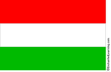 Red White Green Flag Logo - Flag of Hungary