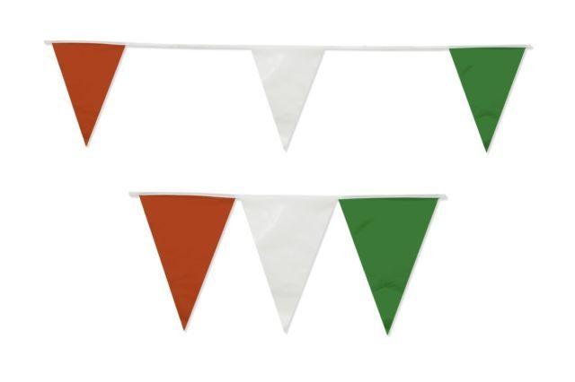 Red White Green Flag Logo - Red White Green Flag Bunting Italy Mexico Football 20 Flags 10