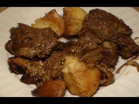 Steak N Bake Logo - Marinated Oven Baked Steak & Potatoes Recipe: How To Make Steak In ...