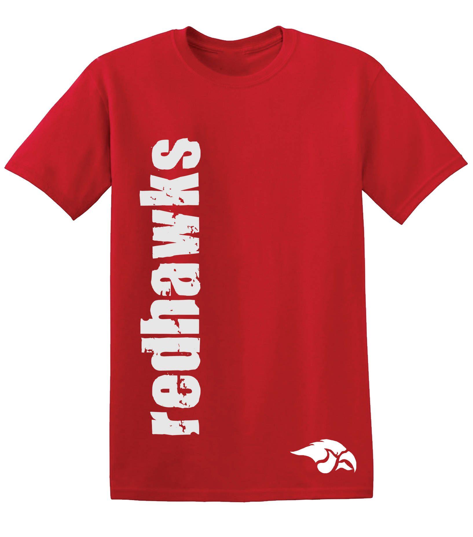 Cedar Springs Red Hawk Logo - Cedar Springs RED HAWKS (Michigan) Vertical Shirt & More! - Toddler ...