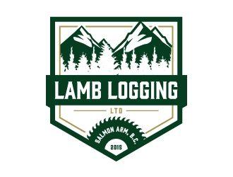 Logging Logo - Lamb Logging Ltd. logo design - 48HoursLogo.com