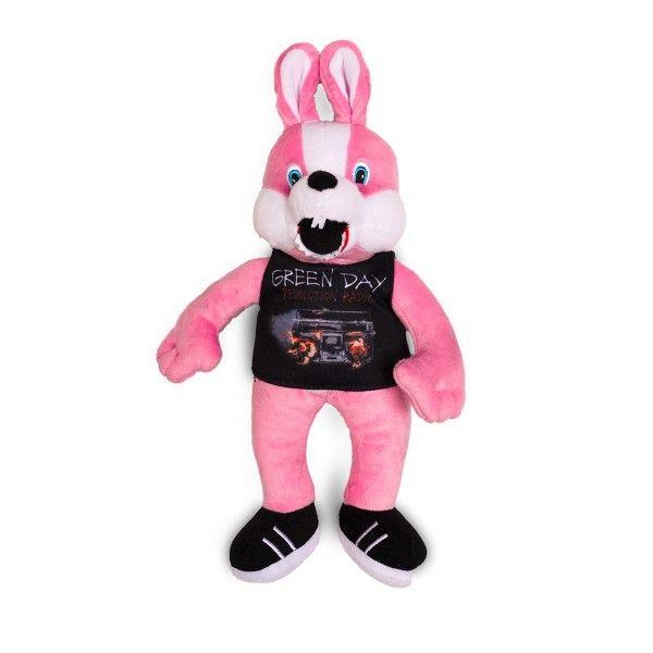 Green Day Bunny Logo - Revolution Radio Stuffed Bunny