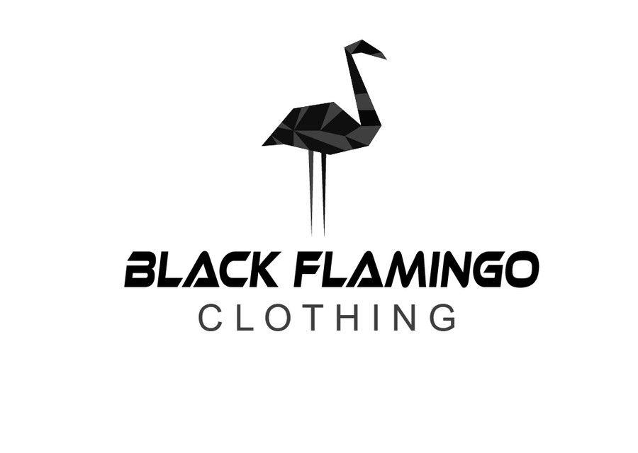 Flamingo Clothing Logo - Entry by mouryakkeshav for Design a Logo for Black Flamingo
