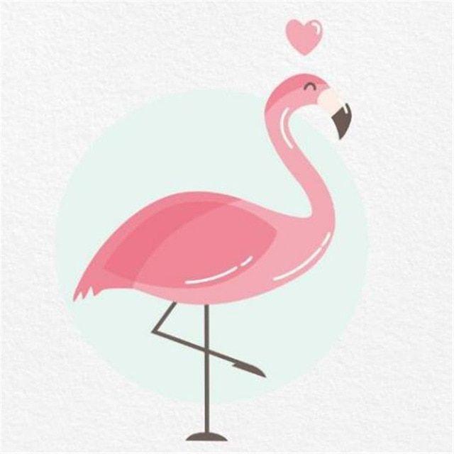 Flamingo Clothing Logo - T shirt patch Diy heart flamingos 24cm pattern brand logo iron