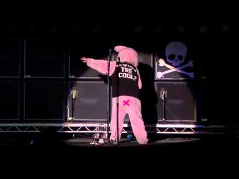Green Day Bunny Logo - Green Day- The Pink Bunny Reading 2013 - YouTube