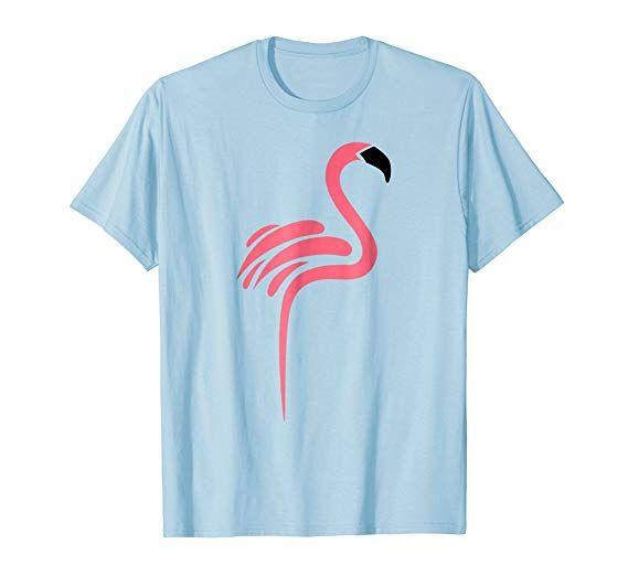 Flamingo Clothing Logo - Flamingo Logo Style Cool Graphics T Shirt: Clothing