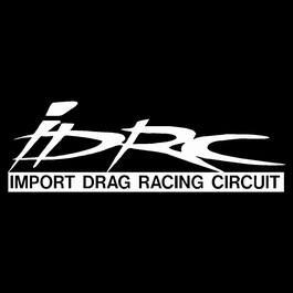 Drag Racing Logo - IDRC IMPORT DRAG RACING CIRCUIT LOGO 1 VINYL DECAL - Misc Decals