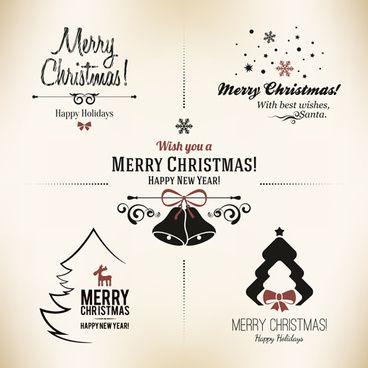 Merry Christmas Logo - Christmas logos free vector download (74,725 Free vector) for ...