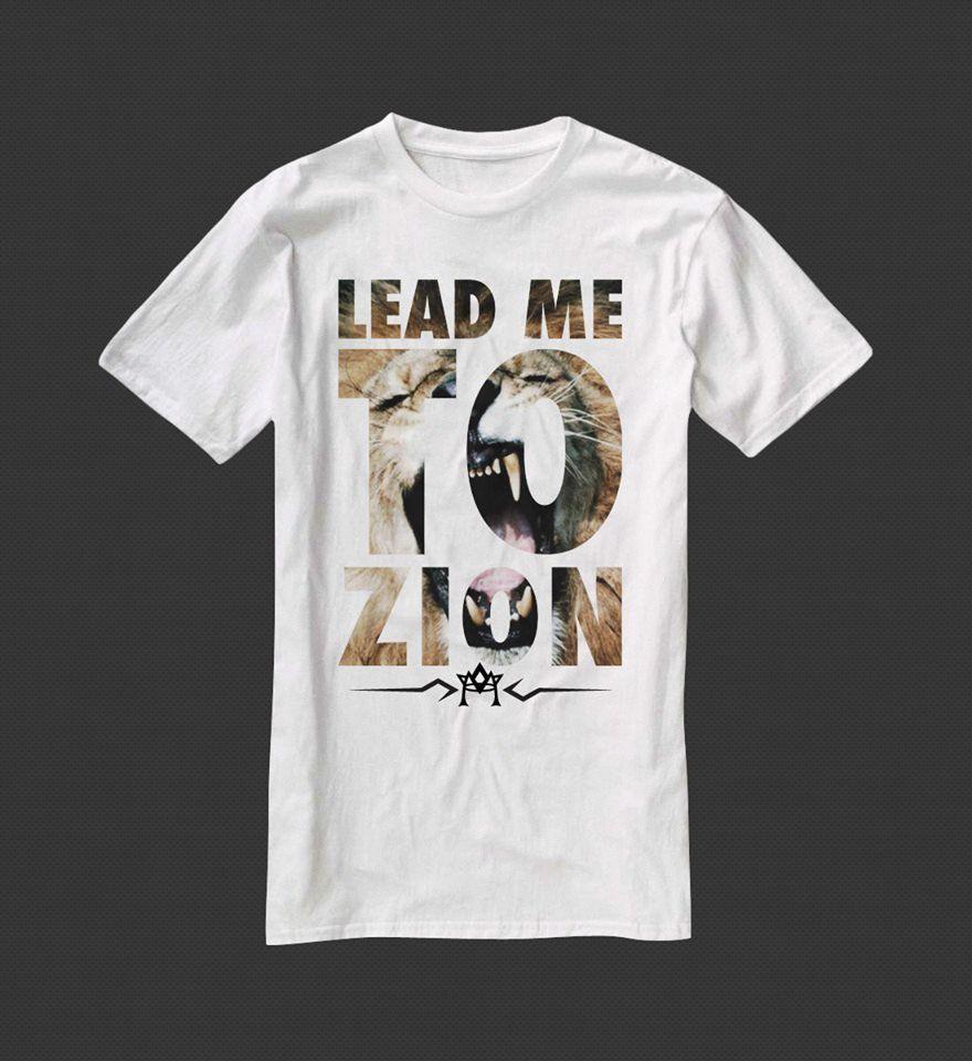 Zion T Logo - Lead Me To Zion T-Shirt (White) | King Malachi