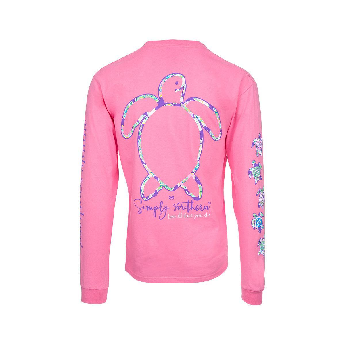 Flamingo Clothing Logo - SIMPLY SOUTHERN | Women's Save the Turtle Logo Tee