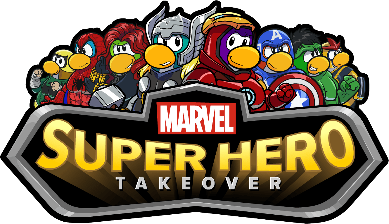 Marvel Heroes Logo - Marvel Super Hero Takeover 2012 | Club Penguin Wiki | FANDOM powered ...
