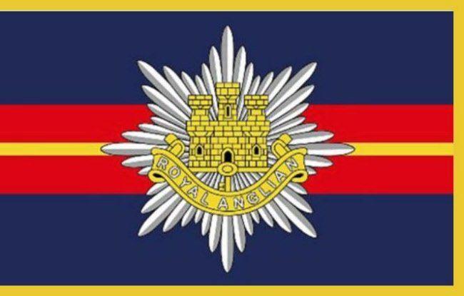 Royal Flag Logo - Royal Anglian embroidered flags