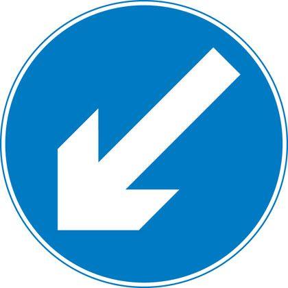 Blue Sign Logo - Traffic signs - The Highway Code - Guidance - GOV.UK