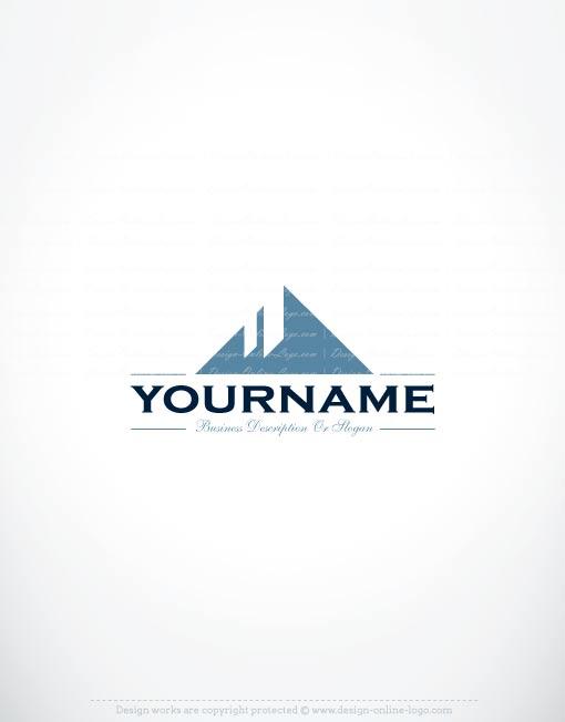 Simple Business Logo - Exclusive Logo Design: Simple triangle Logo image + FREE Business Card