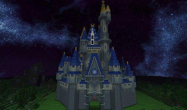 Minecraft Disney Castle Logo - Cinderella's Castle Minecraft Project