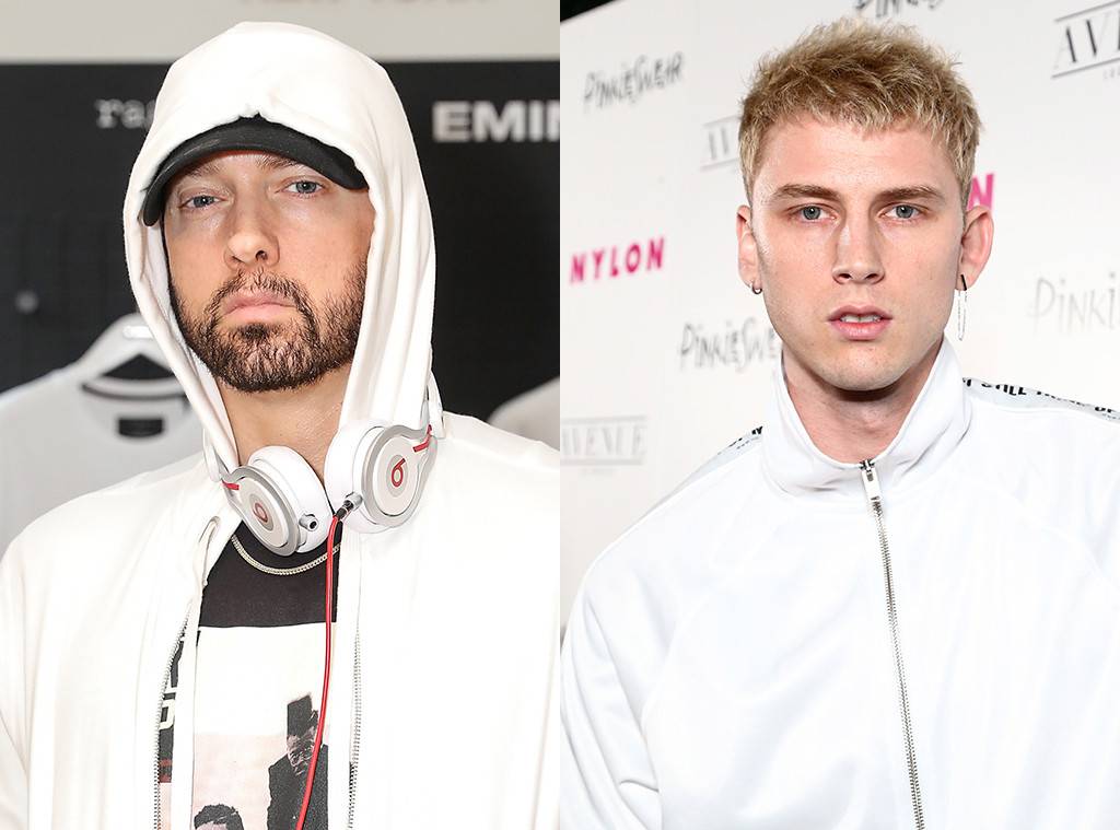 Rapper MGK Logo - Some Fans Think Machine Gun Kelly and Eminem Are Faking Their Feud ...