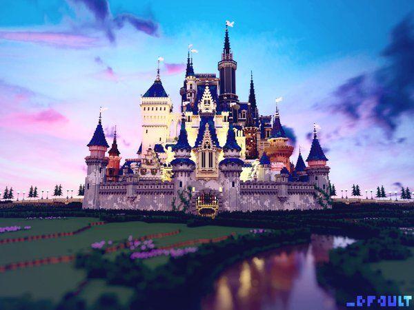 Minecraft Disney Castle Logo - Totacky in Built