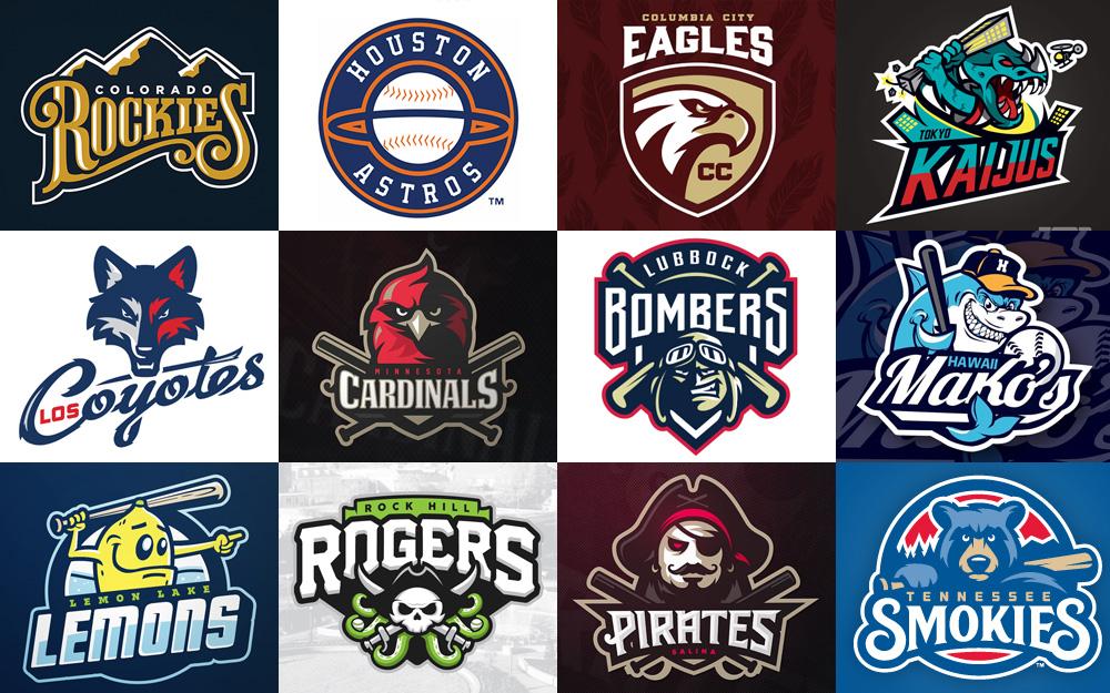 Baseball Logo - A Collection of 60 Baseball Logo Designs And Identities