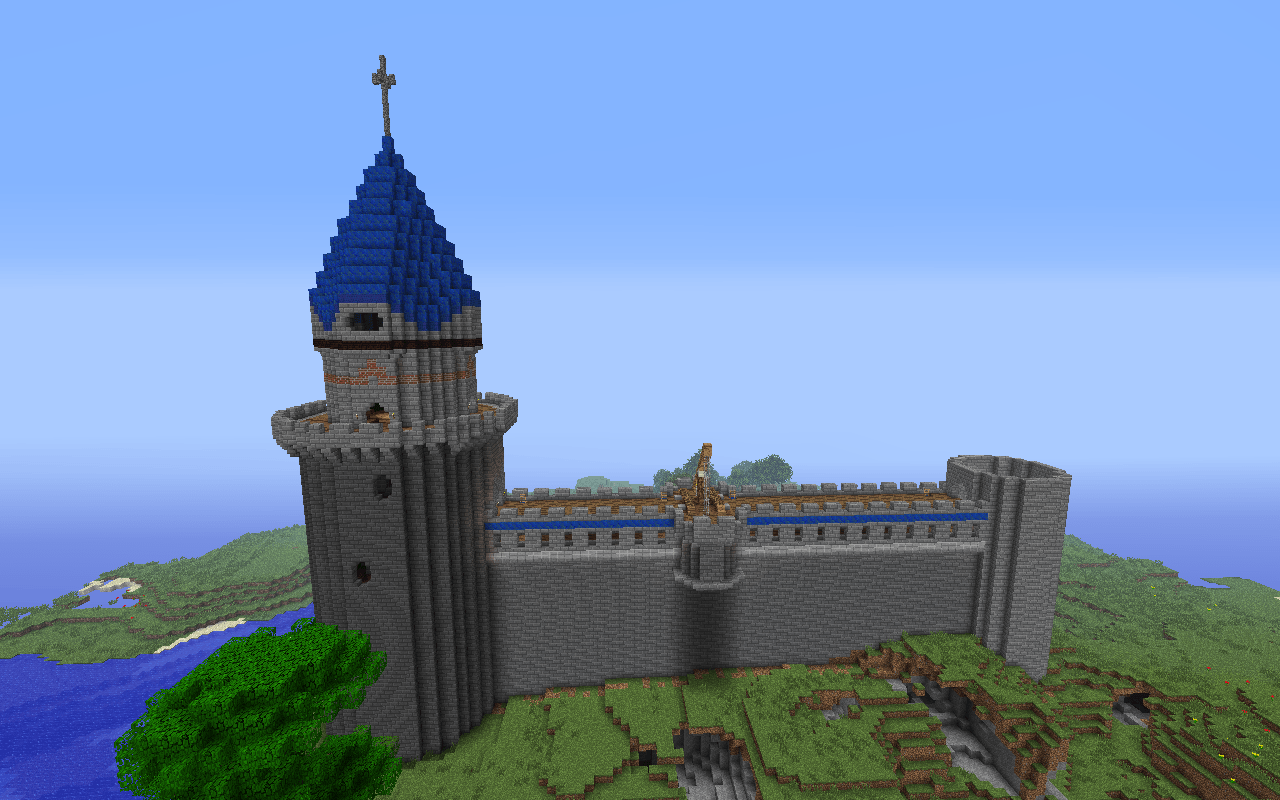 Minecraft Disney Castle Logo - Megabuild - Castle from Disney Digital Studio - Screenshots - Show ...