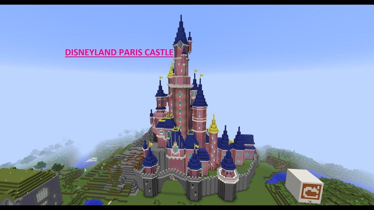 Minecraft Disney Castle Logo - Minecraft: Disneyland Paris Castle