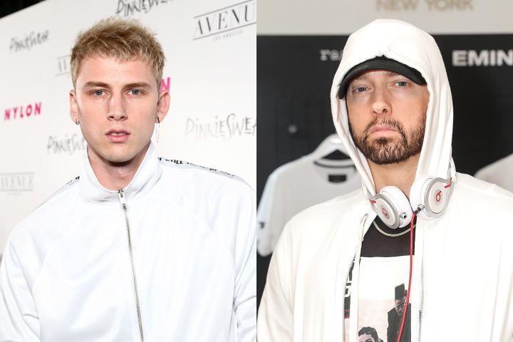 Rapper MGK Logo - Machine Gun Kelly Responds To Eminem With Fiery Diss Track 'Rap ...