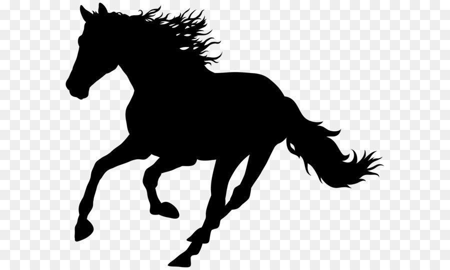 Galloping Horse Logo - Mustang Clip art - Running Horse Silhouette PNG Transparent Clip Art ...