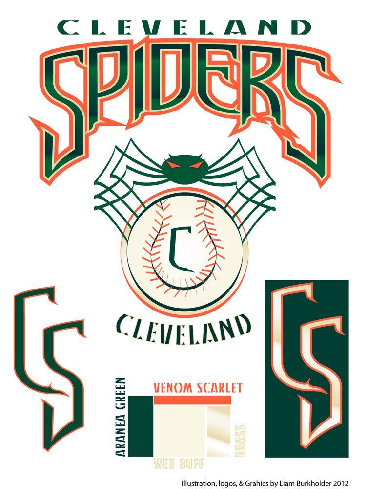 Cleveland Spiders Logo - Tener TWELVE Little 'Indians' Replacements