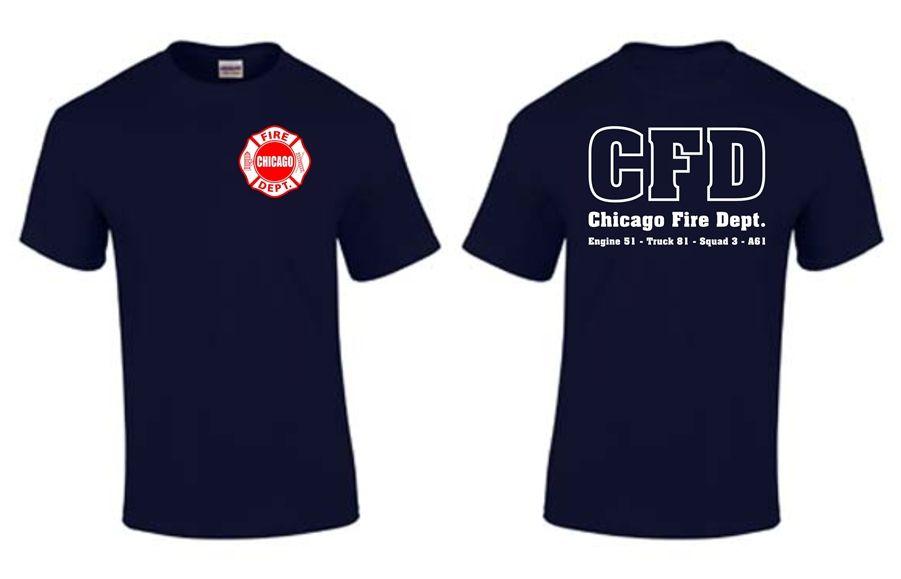 Chicago Fire Department Logo - Chicago Fire Department Duty T shirt