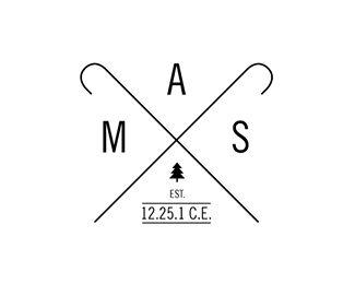 Xmas Logo - 50 Creative Christmas Logos to Celebrate the Festive Season