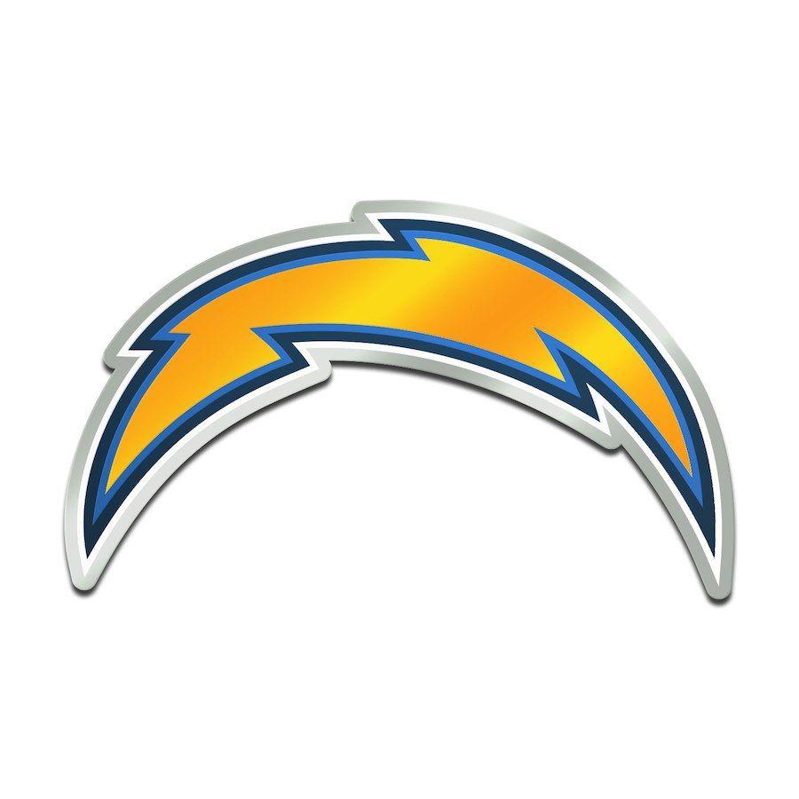 Chargers Logo - Los Angeles Chargers Metallic Freeform Logo Auto Emblem