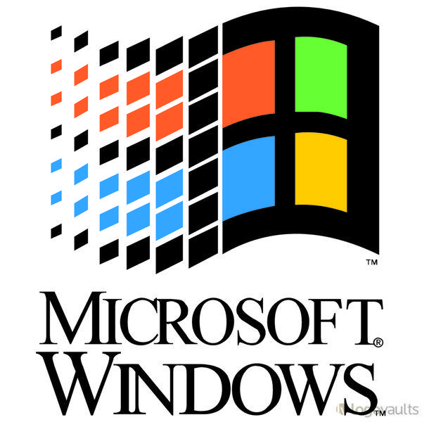 Old Microsoft Windows Logo - Windows Old Logo (EPS Vector Logo) - LogoVaults.com