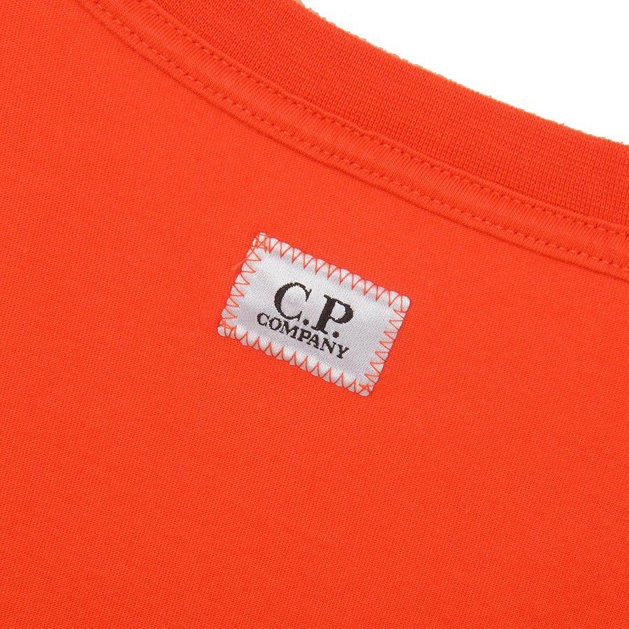 Red Plain Logo - Cp Company Plain Logo Print Crew Neck Jersey T Shirt Cpuh02115003568