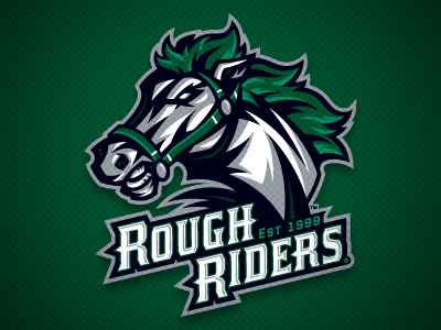 Horse Team Logo - Cedar Rapids RoughRiders Main Logo by Chad B Stilson | Dribbble ...