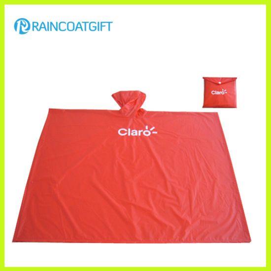 Red Plain Logo - China Custom Logo Printed Red Plain Plastic PVC Raincoat - China PVC ...