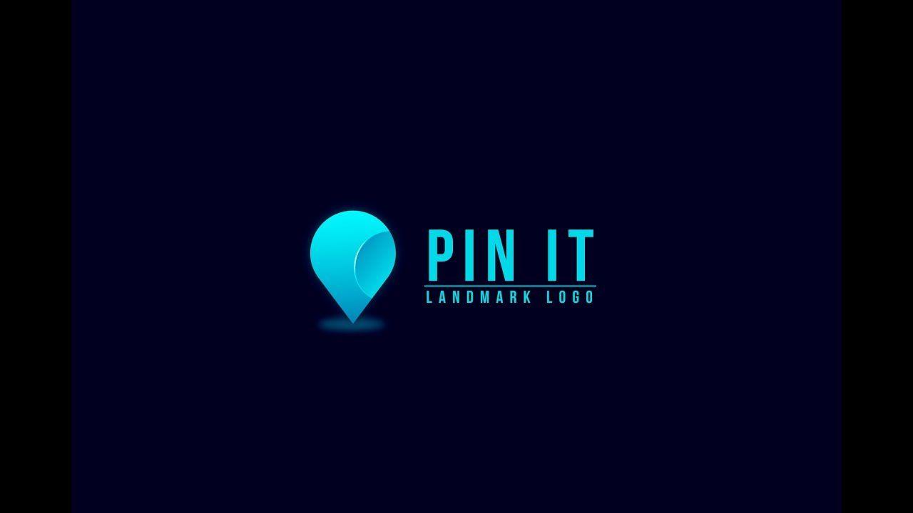 Location Pin Logo - Illustrator Tutorial. Pin Position Location Logo Design