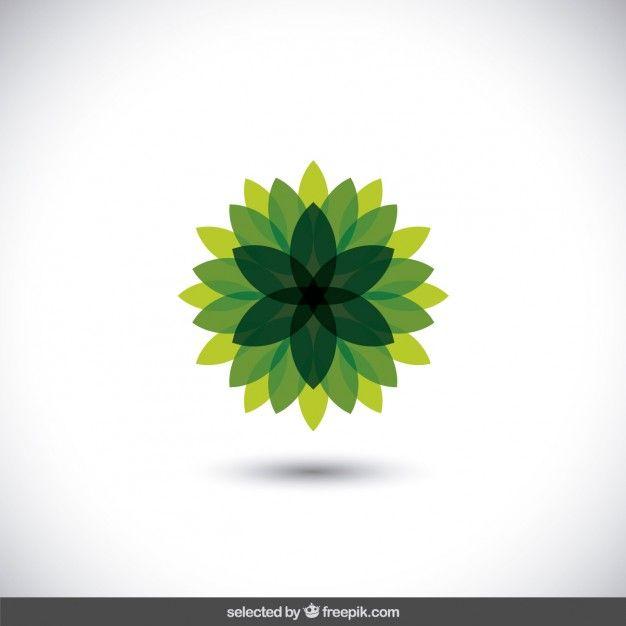 Green Flower Logo - Green flower logo Vector | Free Download