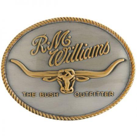 Buckle Logo - R.M. Williams Logo Belt Buckle | R.M.Williams Belts and Accessories